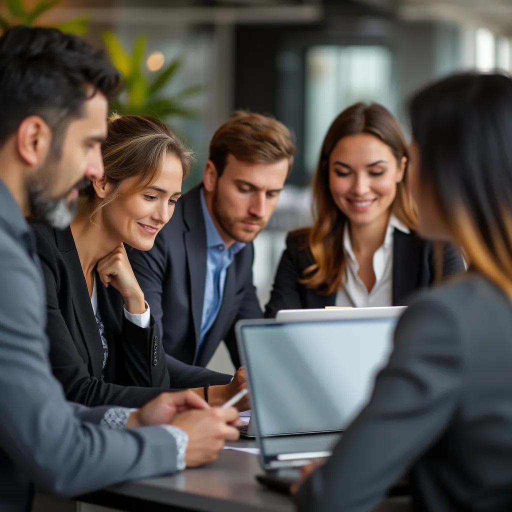 Equipo de FinanzasArg discutiendo estrategias financieras